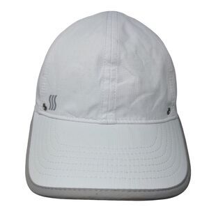 Saaka Strapback Hat White 57cm Adjustable Vent Holes Breathable